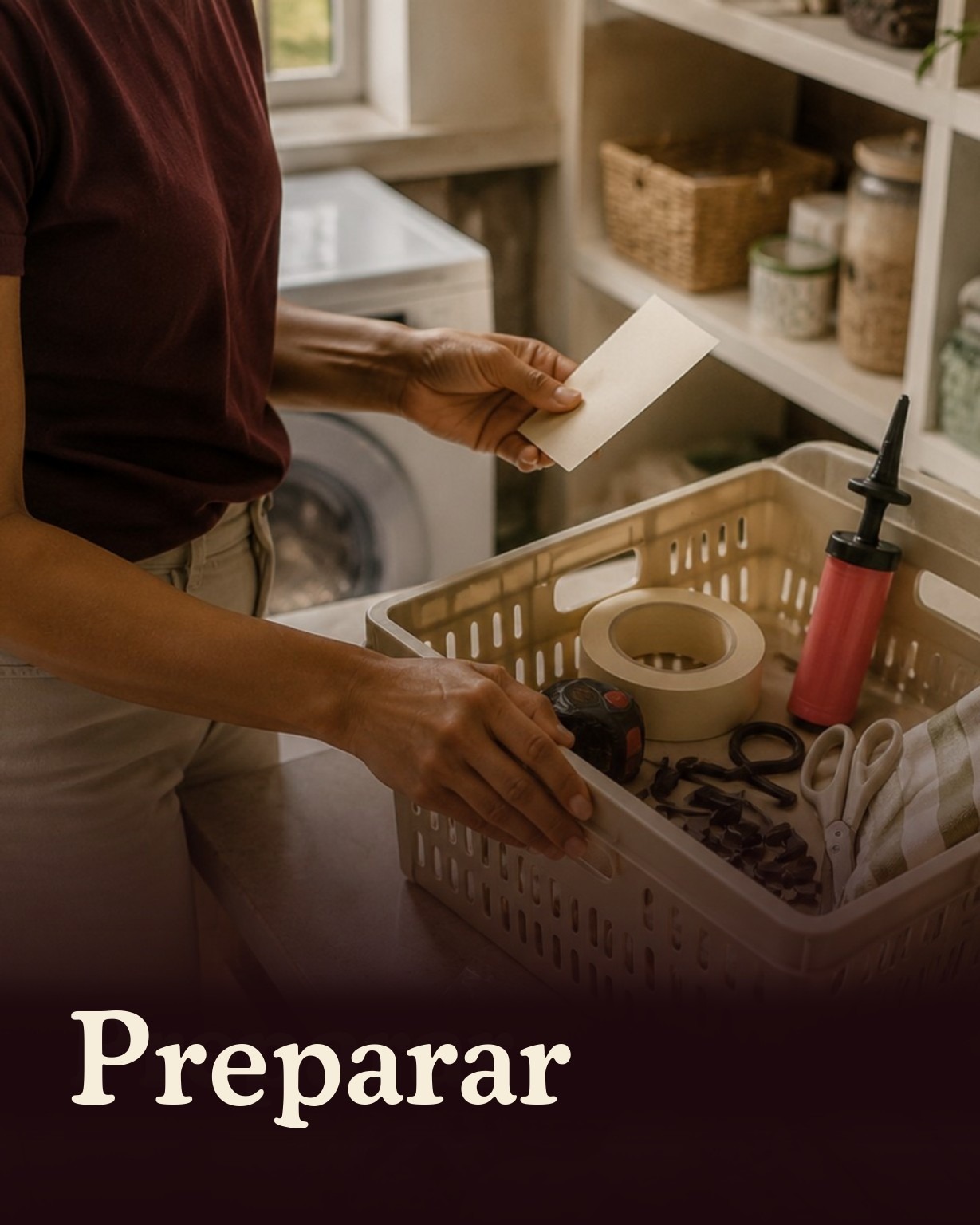 Montar: estruturas · móveis · suportes